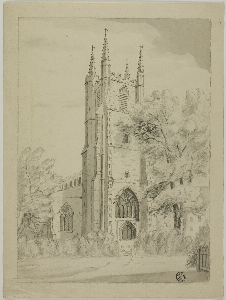 English Country Church by Unknown artist