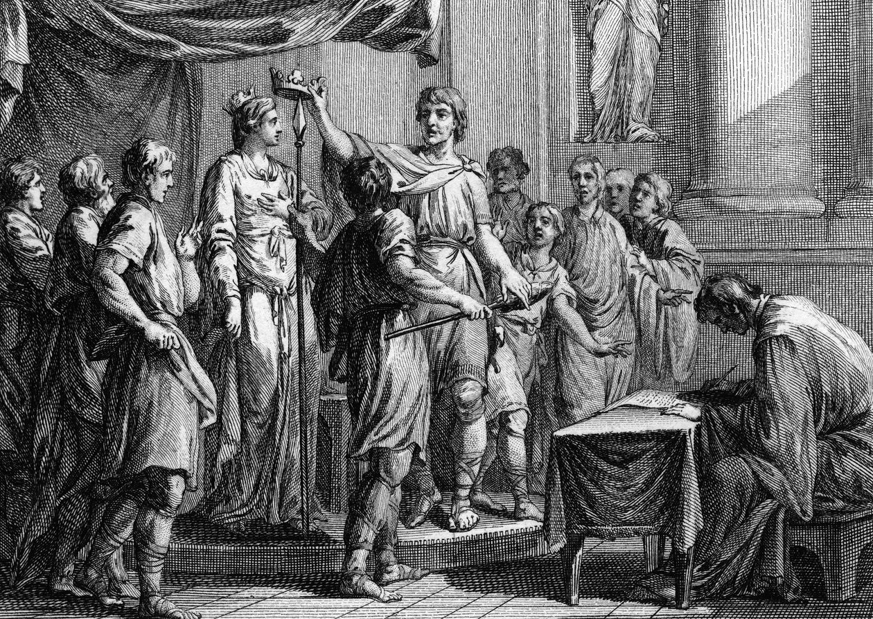 Establishment of the Salic Law, Redacted by Clovis in 508 by Unknown artist