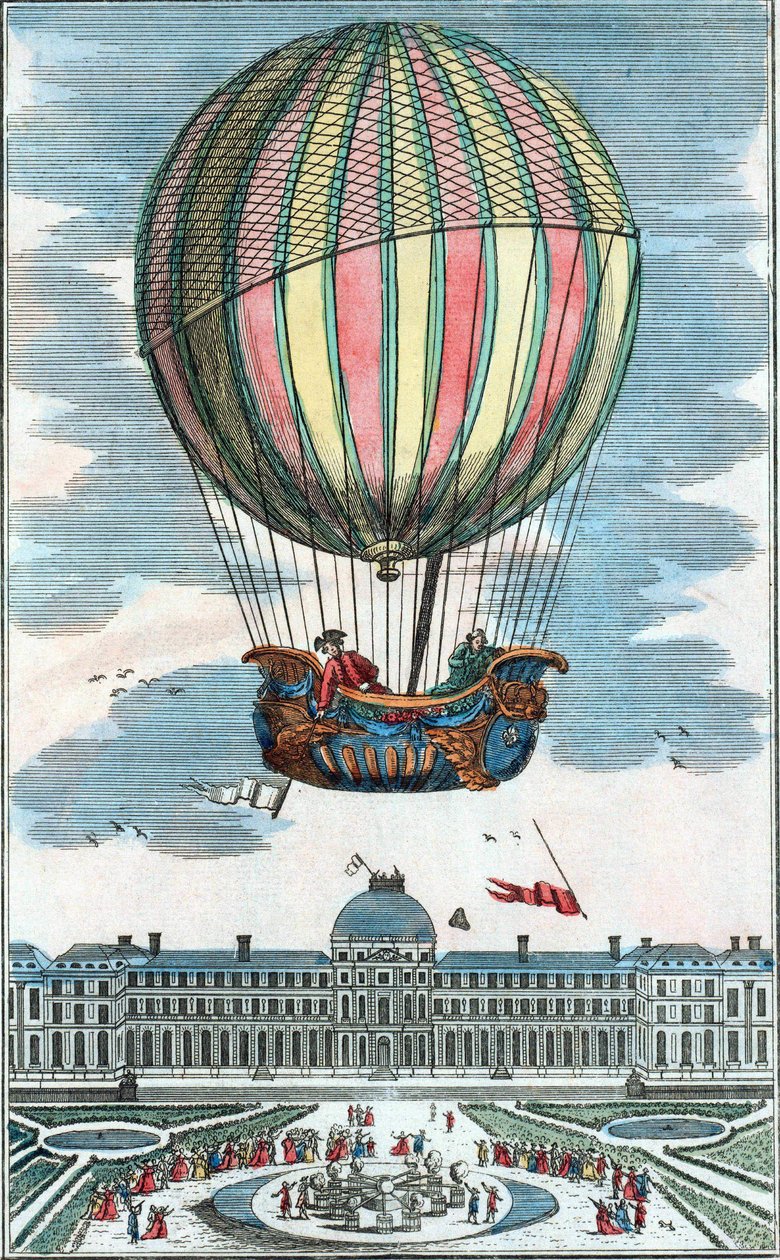 Experience of the Aerostatic Globe of Mr. Charles and Robert at the Tuileries Garden on 1 December 1783 by Unknown artist