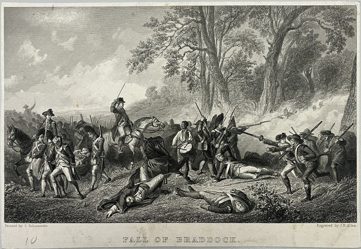 Fall of Braddock by Unknown artist