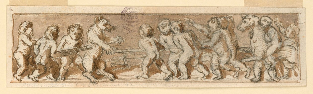 Frieze with Hunting Children by Unknown artist