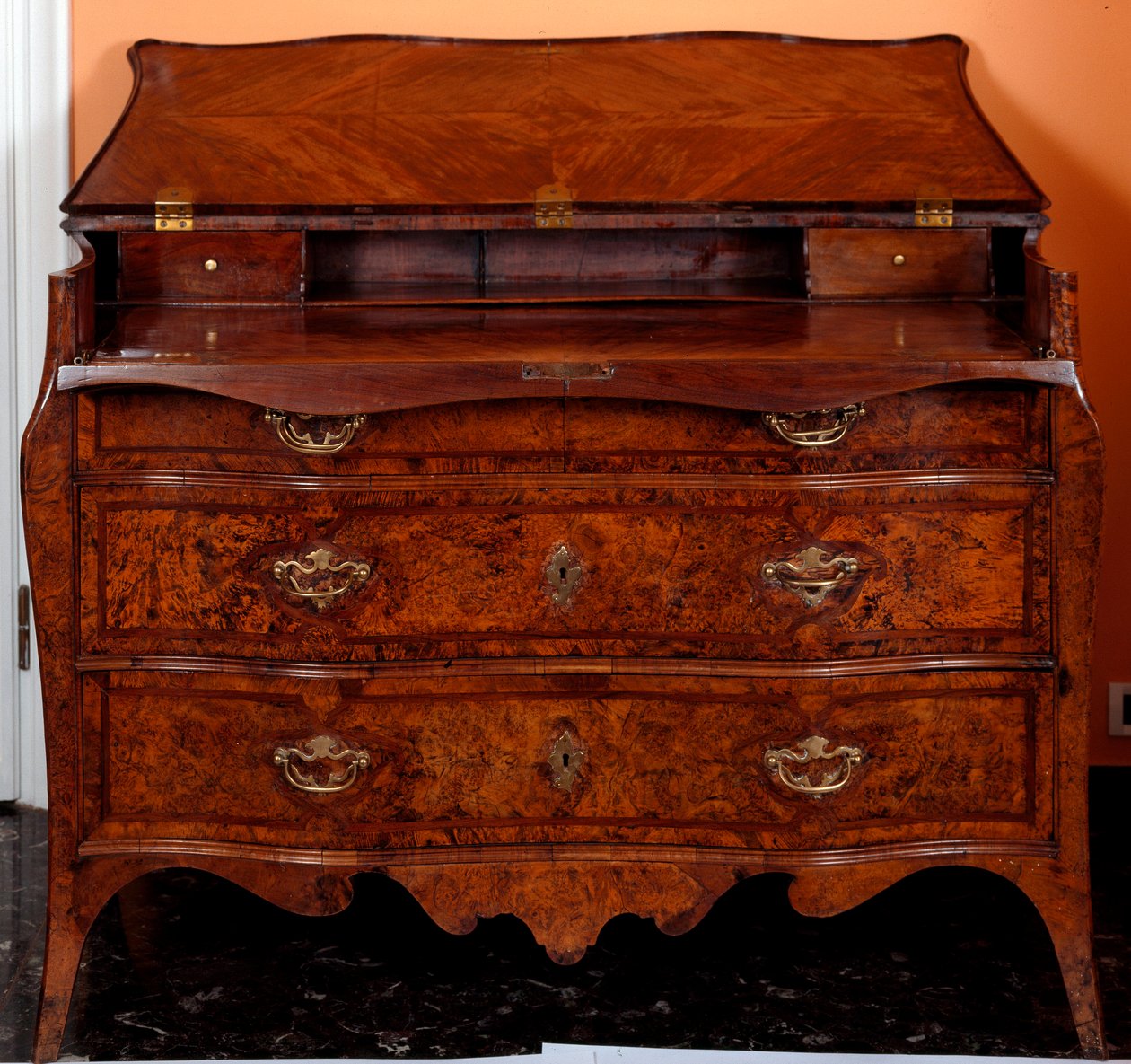 Furniture: Chest of Drawers Made of Cedar Wood. 1735-1745 approx. Private Collection by Unknown artist