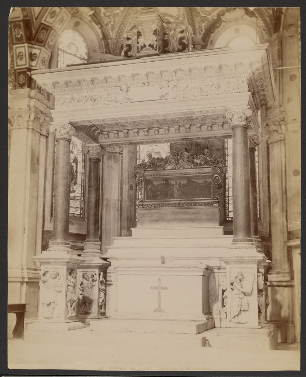 Genoa, San Lorenzo, Sarcophagus of Saint John by Unknown artist