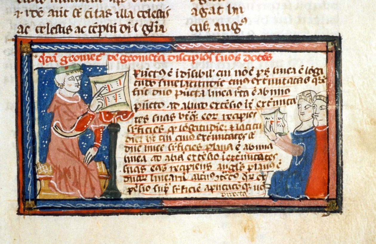 Geometer Race - Illuminure of the Middle Ages by Unknown artist