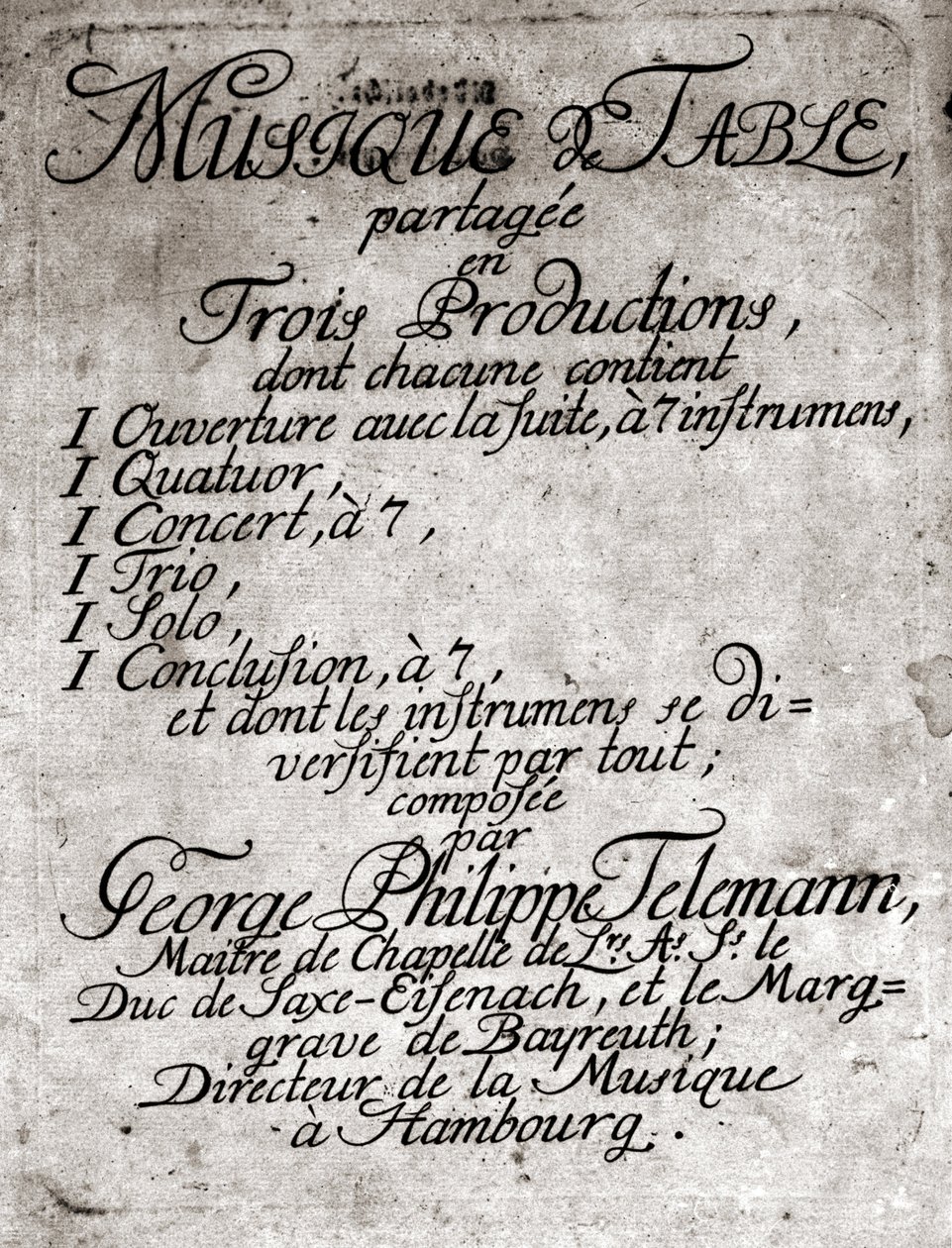 Georg Philipp Telemann. German Composer by Unknown artist