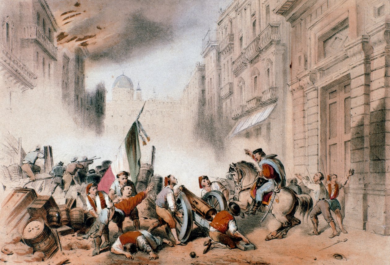 Giuseppe Garibaldi entering Palermo, 26 May 1860 by Unknown artist