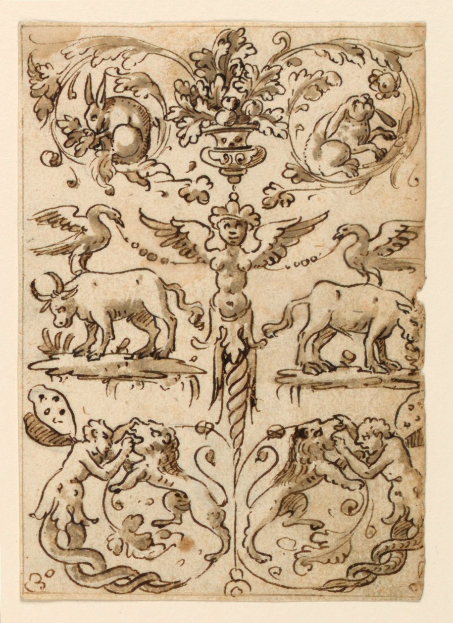 Grotesque Panel by Unknown artist