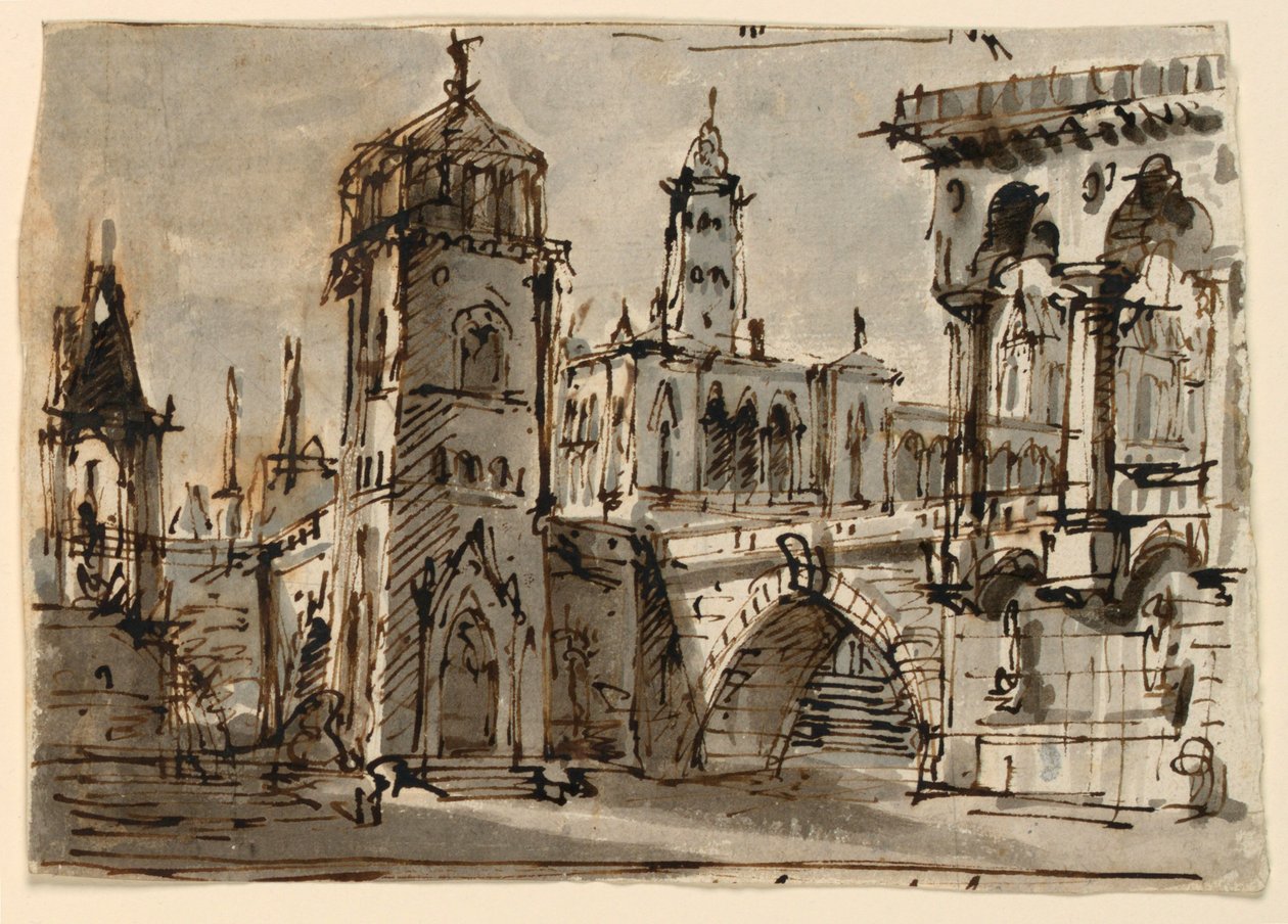 Group of Buildings by Unknown artist