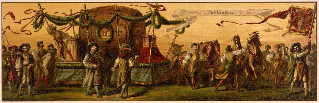 Hans Makarts procession of the city Vienna by Unknown artist