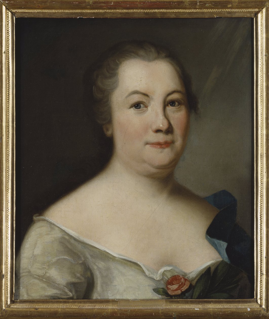 Portrait of Hedvig Charlotta Nordenflycht by Unknown artist