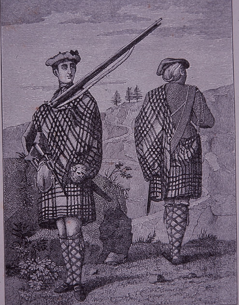 Highland soldiers later 18th century by Unknown artist