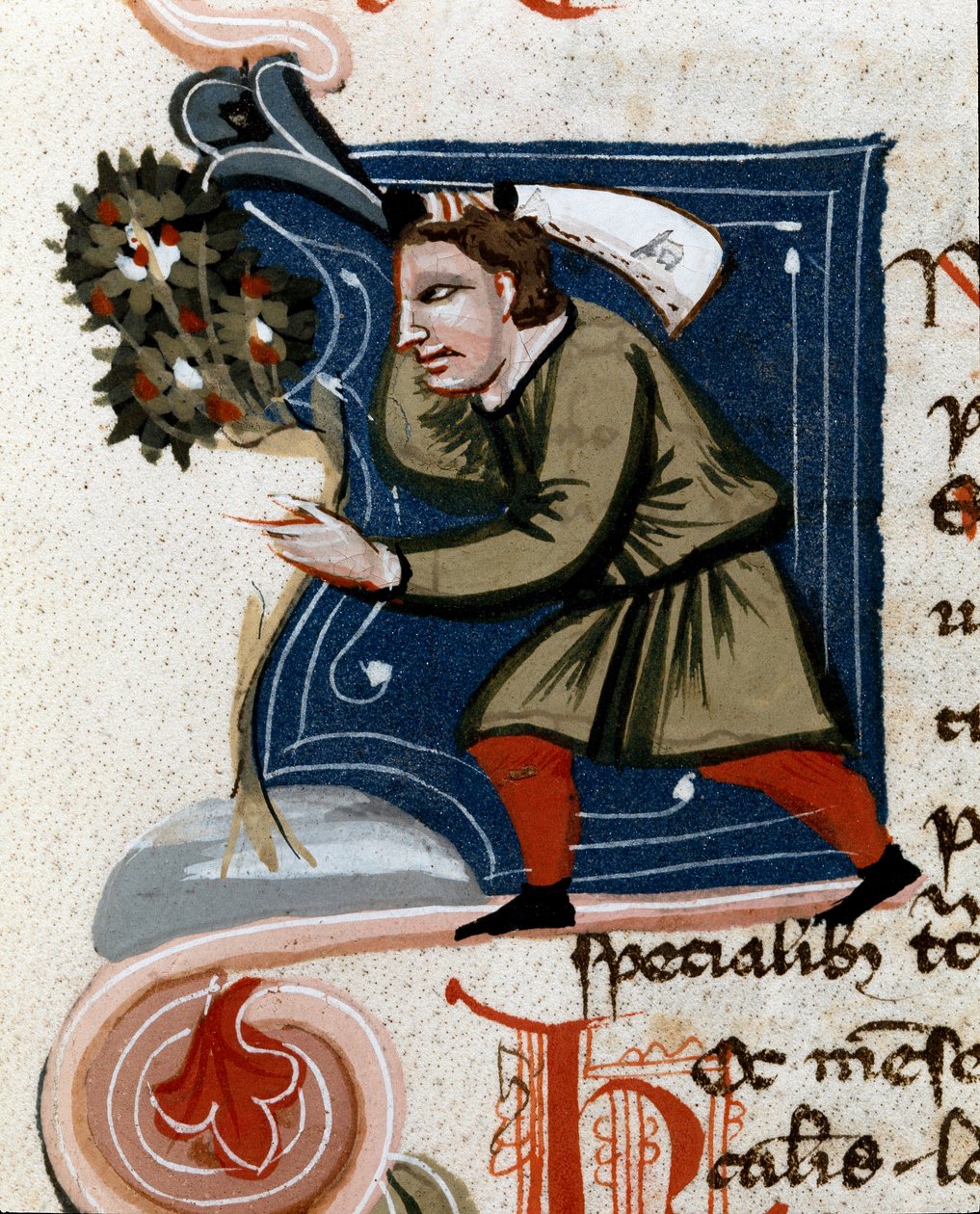 Potting a Tree (detail) by Unknown artist