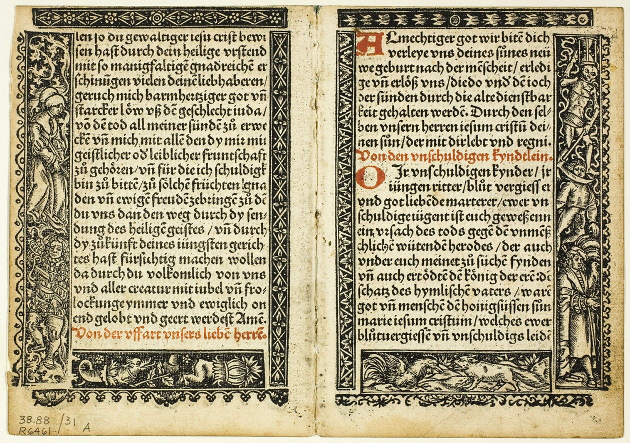 Illustration from Hortulus Animae, plate 31 from Woodcuts from Books of the XVI Century by Unknown artist