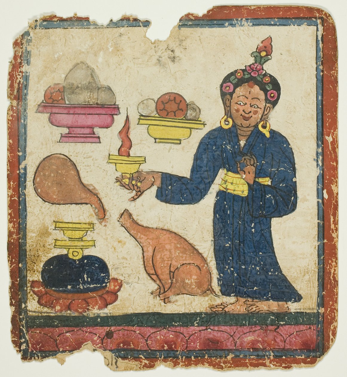 Image from a Set of Initiation Cards (Tsakali) by Unknown artist