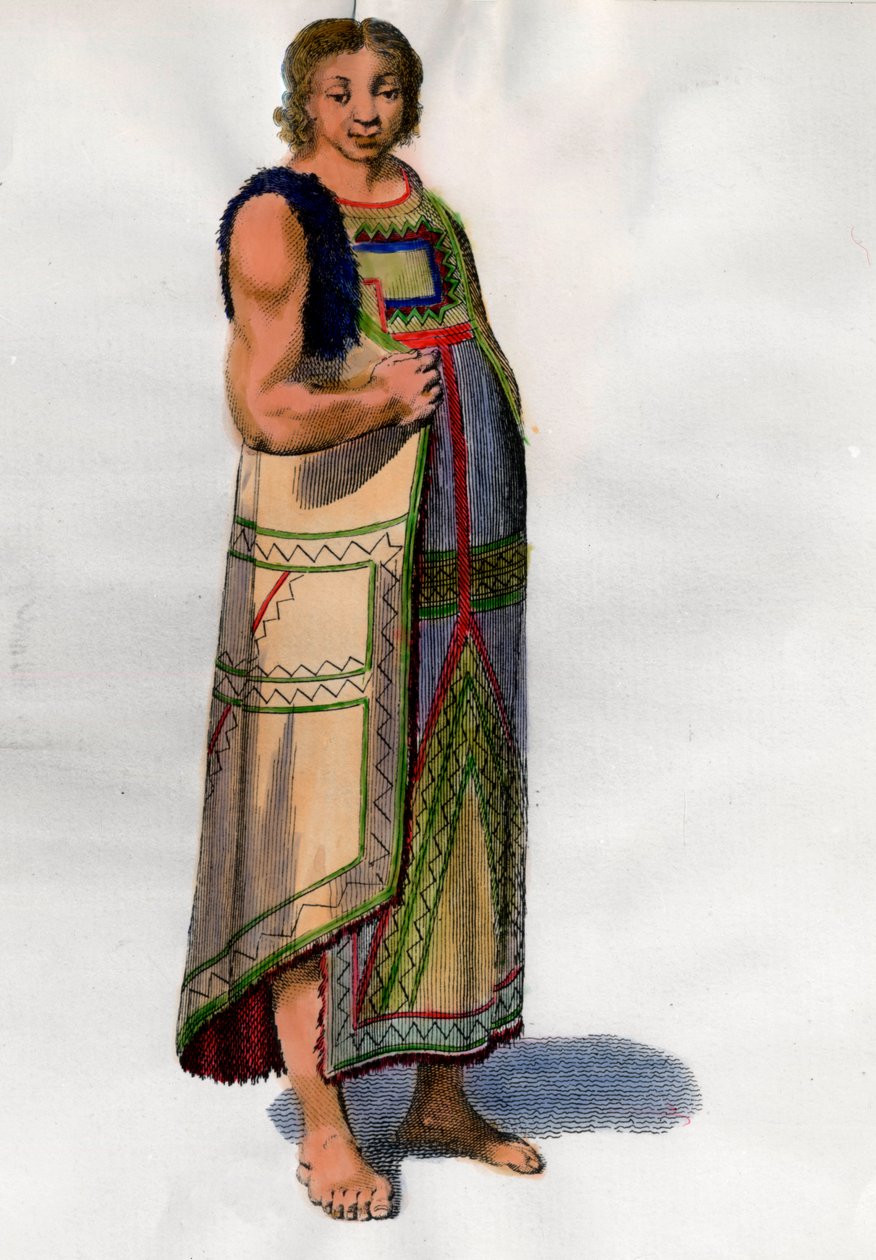 Indian costume from Montevideo in Uruguay by Unknown artist