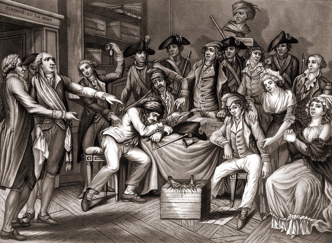 Interior of the Revolutionary Committee by Unknown artist