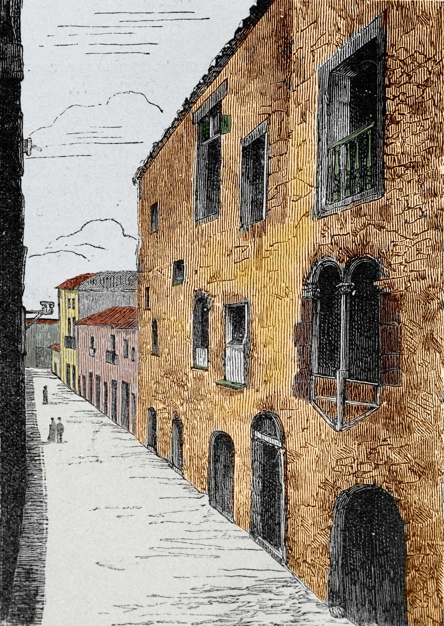 Island of Madeira. The house of Christopher Columbus in Funchal by Unknown artist