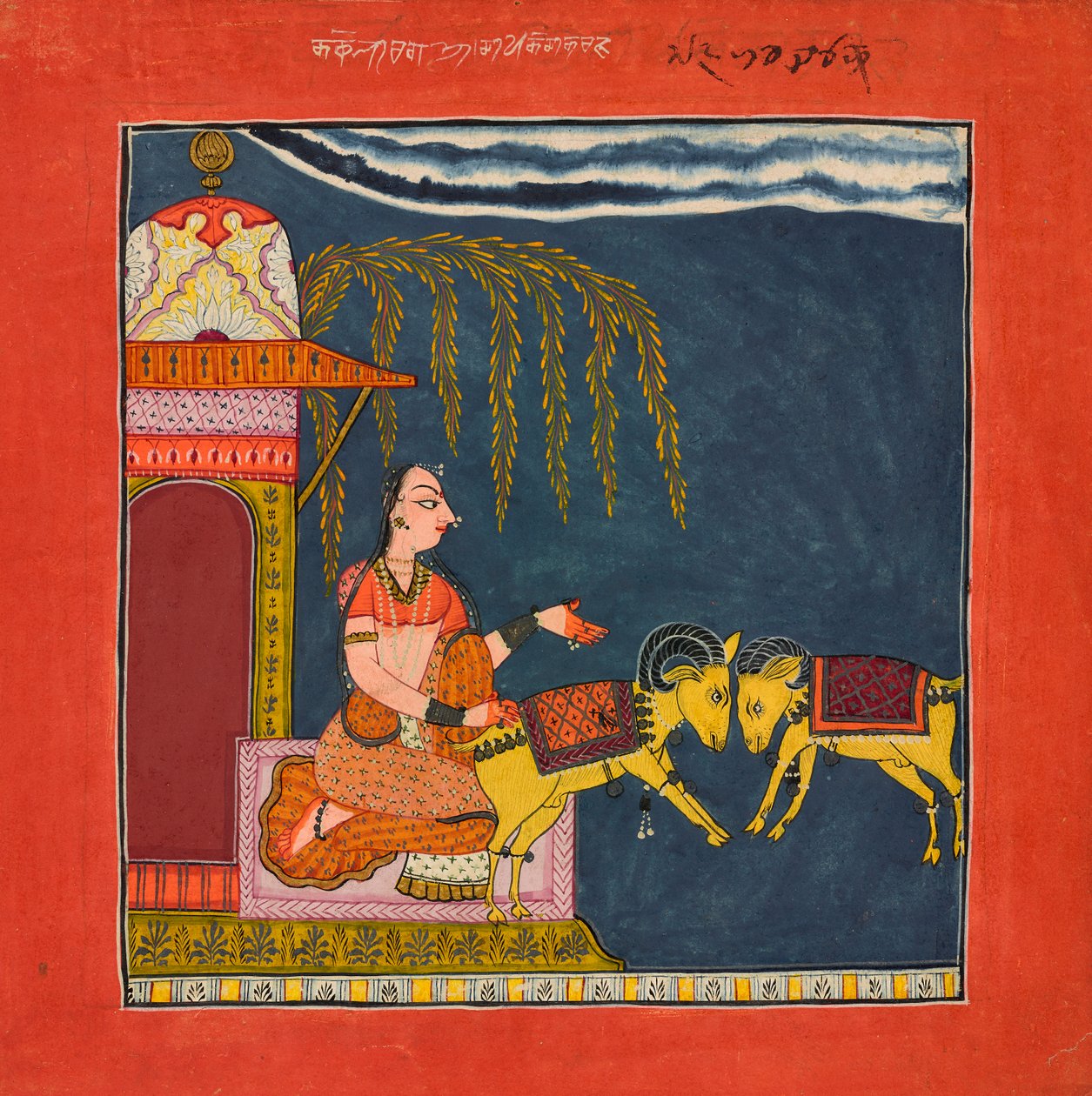 Kaccheli Ragini, from a Ragamala by Unknown artist