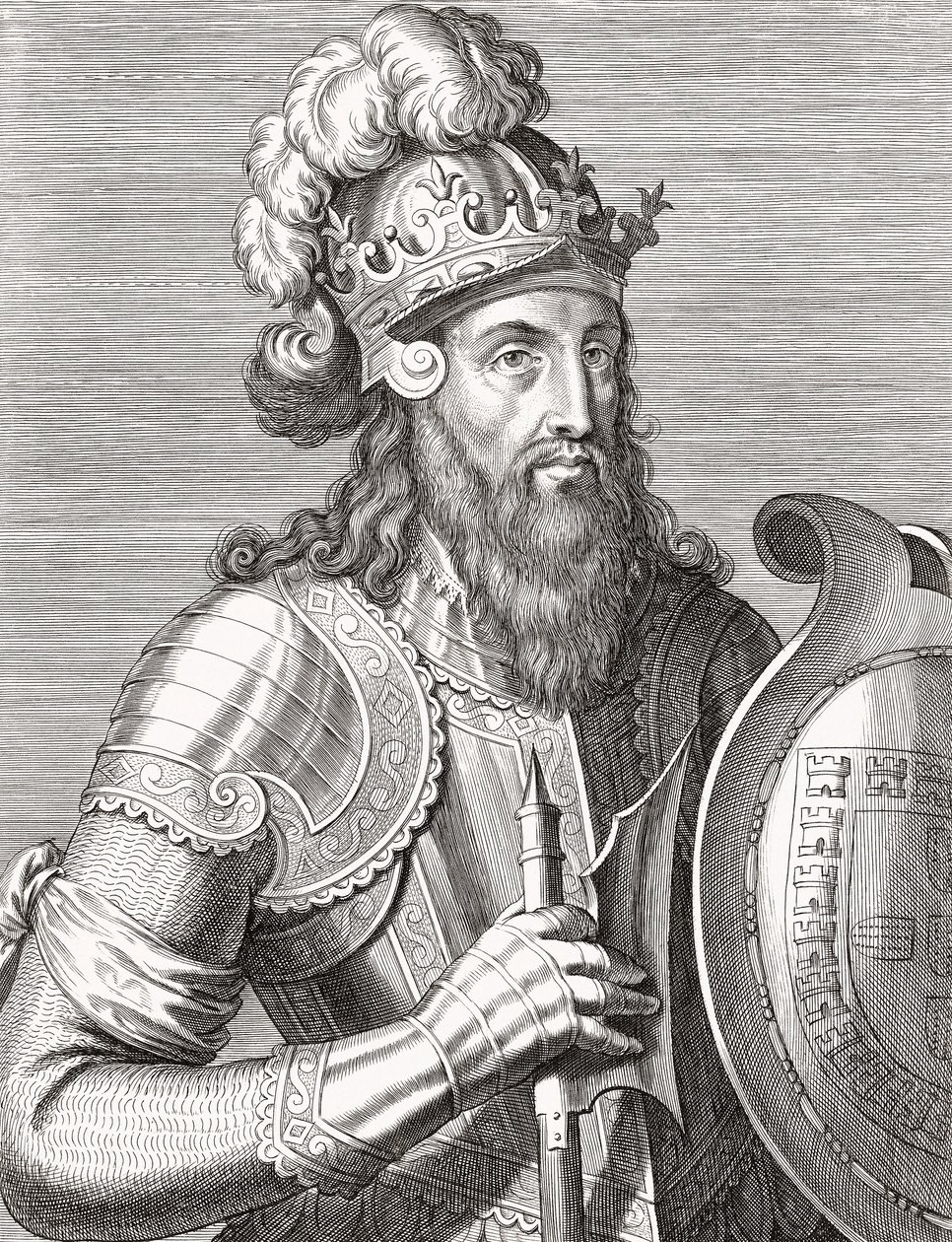 King Afonso III of Portugal by Unknown artist