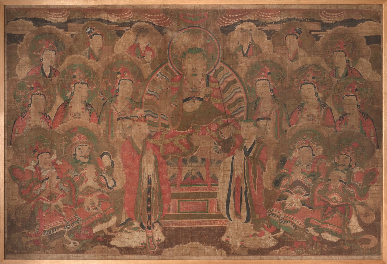 Ksitigarbha Bodhisattva with Assembly by Unknown artist