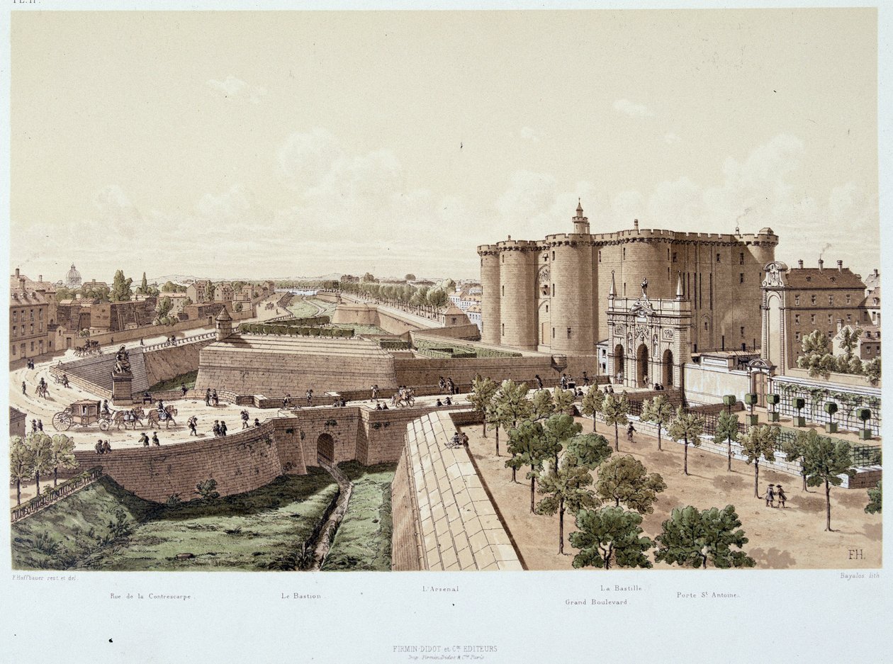 The Bastille in 1740 (the Prison) - in 