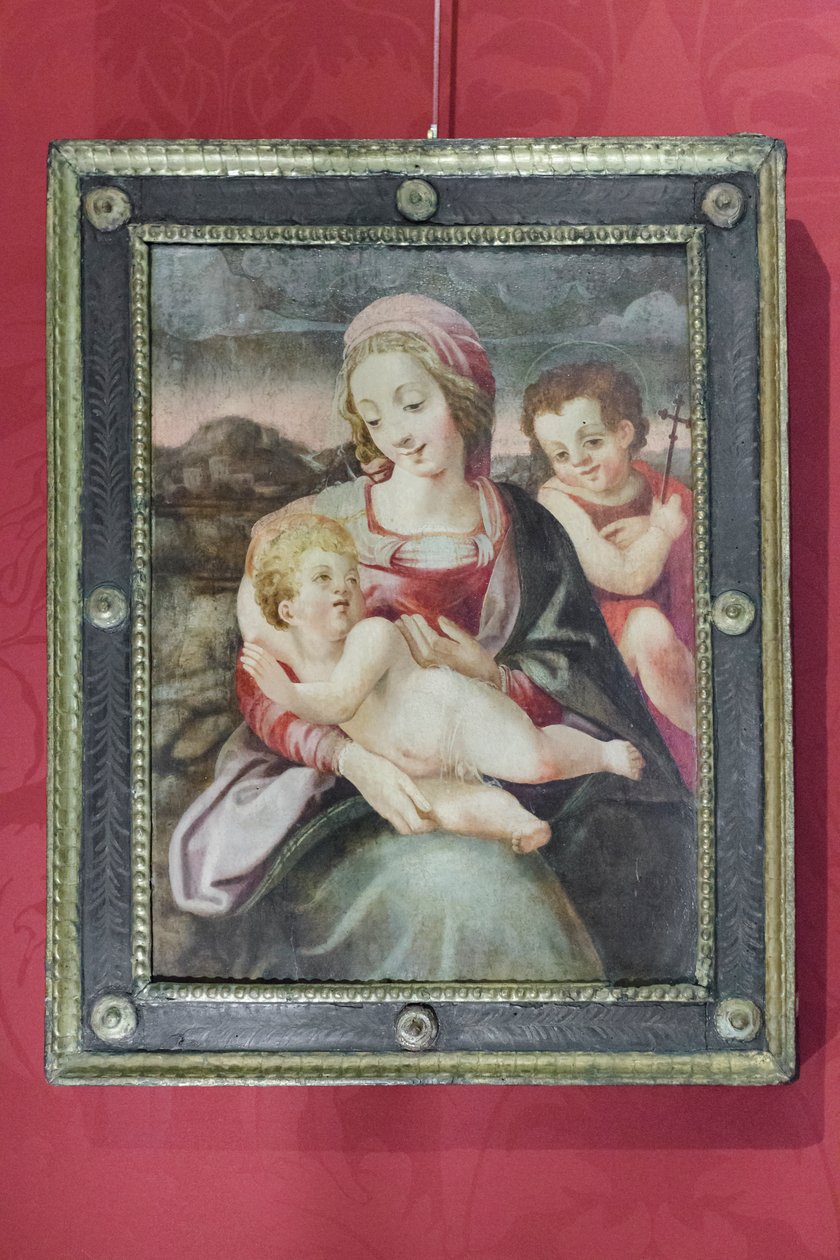 Madonna with Child and Saint John the Baptist by Unknown artist
