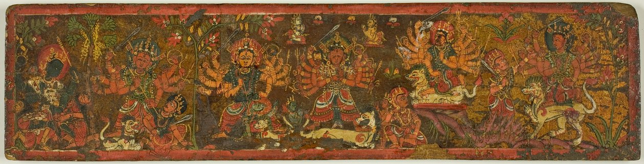 Manuscript Cover from the Glorification of the Great Goddess (Devimahatmya) by Unknown artist
