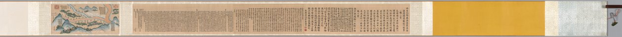 Mingling of Clear and Muddy Water at the Junction of the Jing and Wei Rivers by Unknown artist