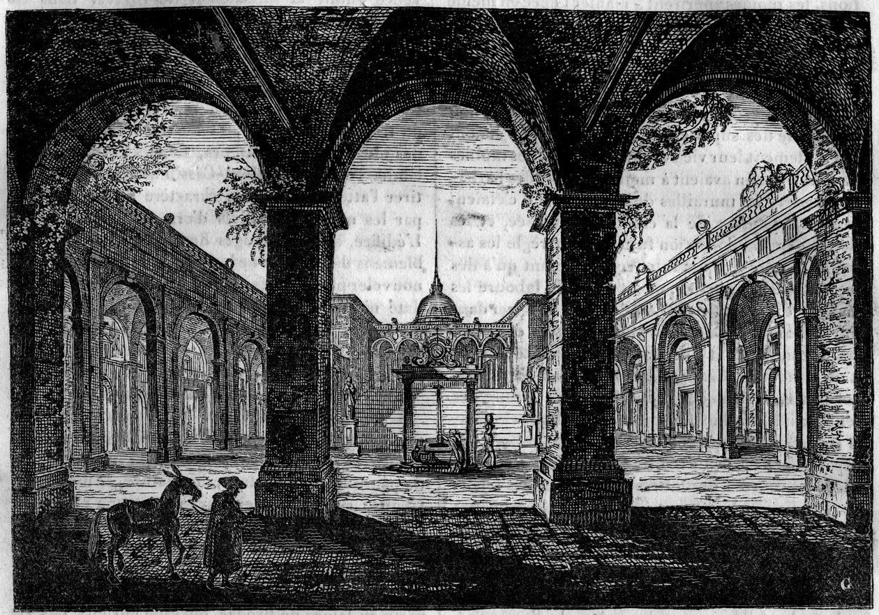 Montecassino Abbey (Monte Cassino, Mont Cassin) by Unknown artist
