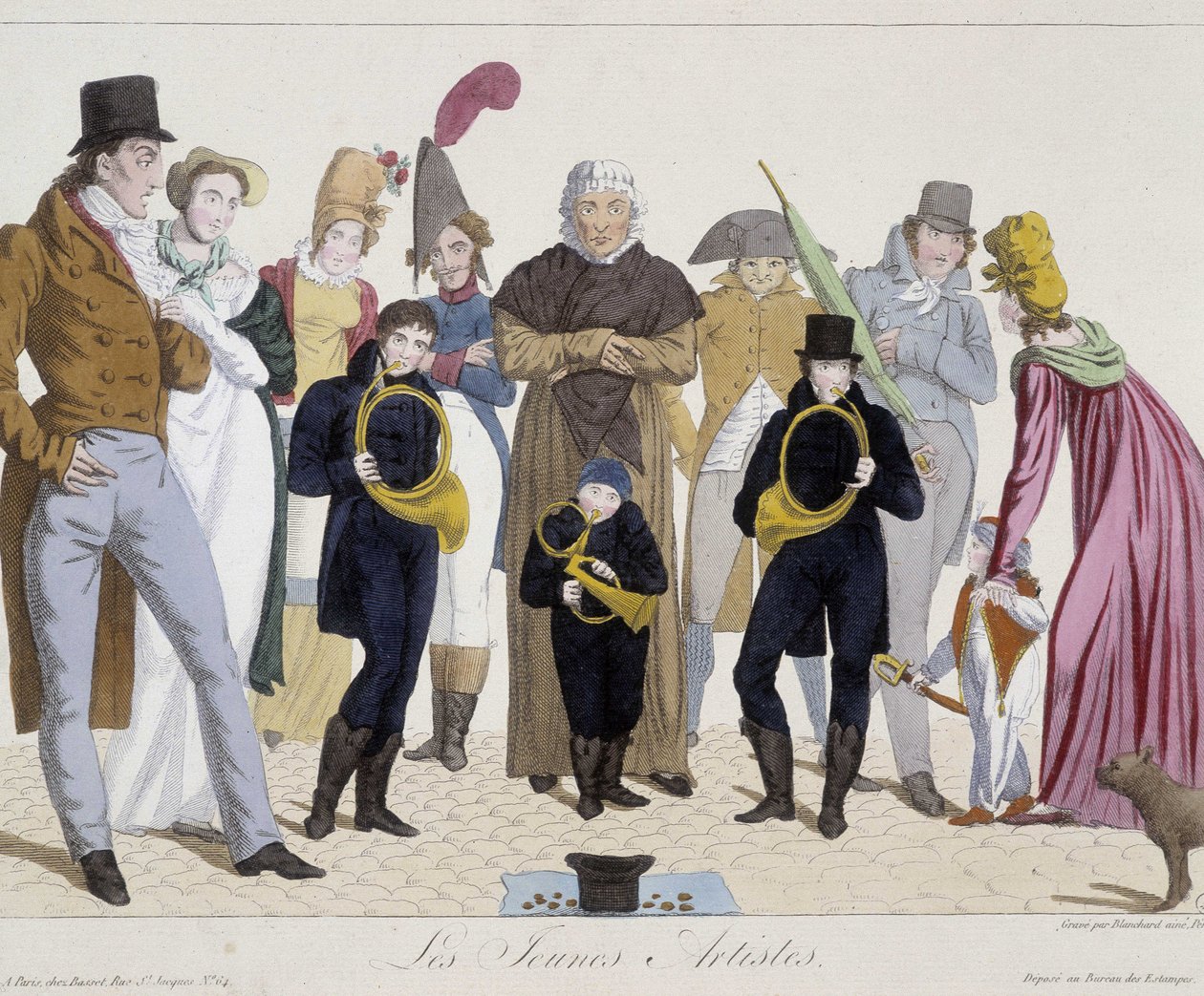 Musicians on the Street: Young Artists (Horn) - Carnavalet by Unknown artist