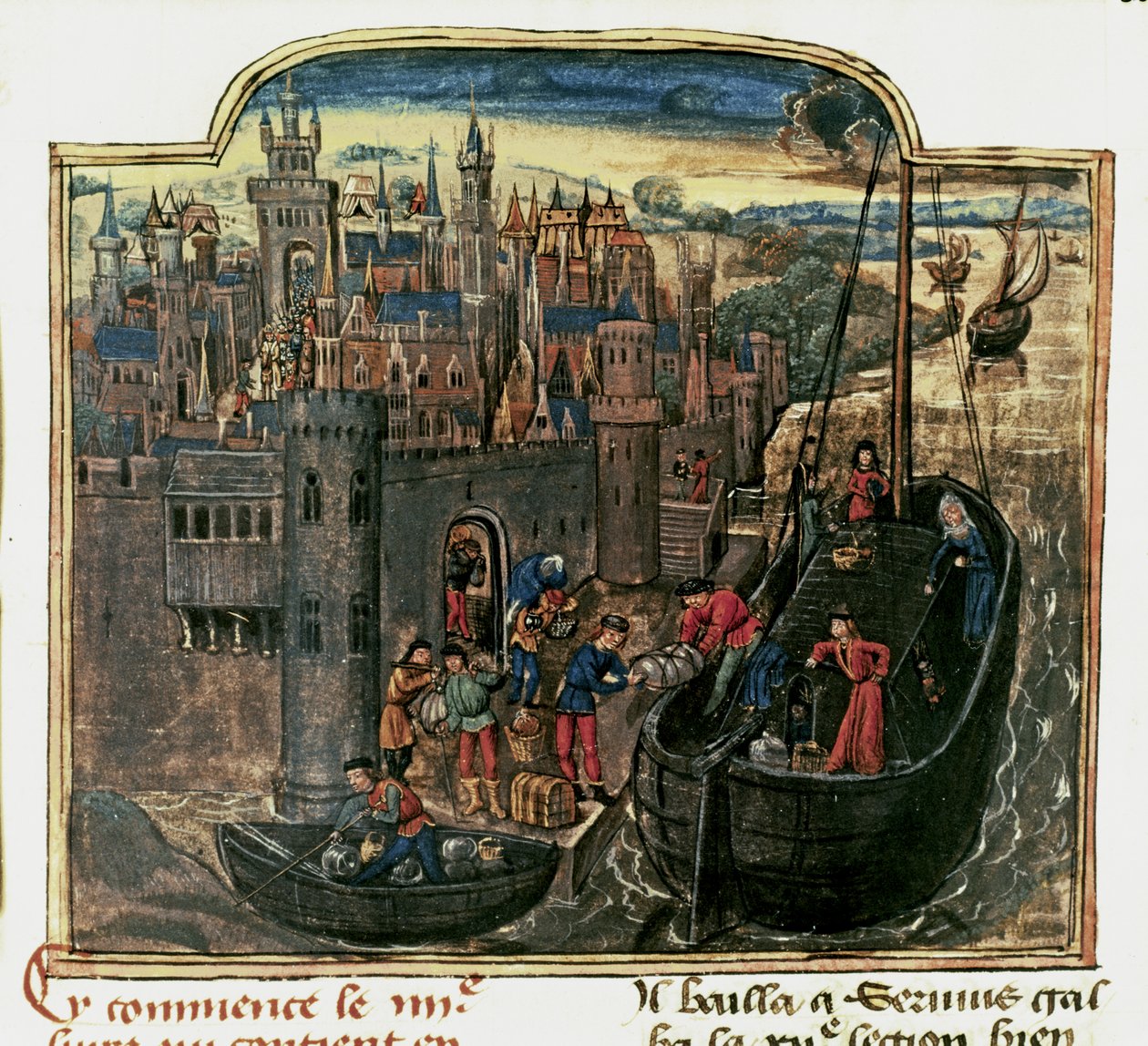 Navigation: Loading a Merchant Ship, Late 15th Century by Unknown artist