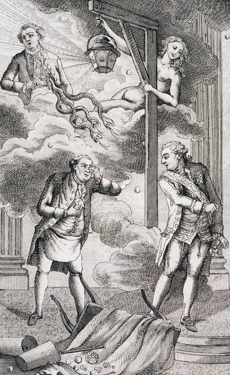 Necker Judged by the Tribunal of the Lanterne - in Supplement à la vie privée et ministère de M. Necker, Directeur général des Finances by a Citizen, ed. Pellet, Geneva by Unknown artist