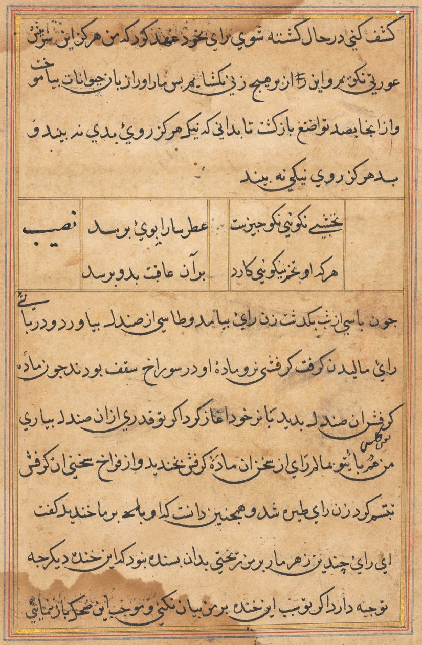 Page from Tales of a Parrot: text page by Unknown artist