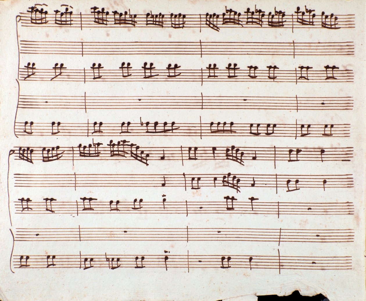 Page of Musical Score of Gia si sa ch