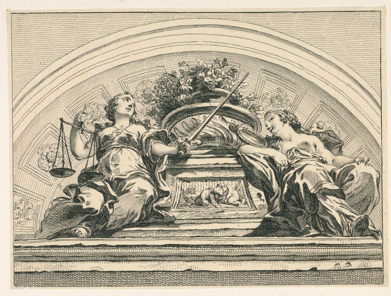 Pediment by Unknown artist