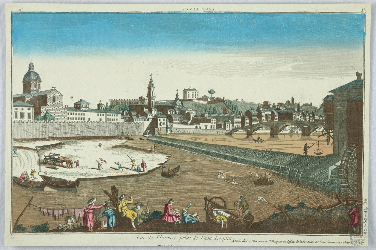 Peep-show, View of Florence Taken from Vaga Loggia, 19 by Unknown artist