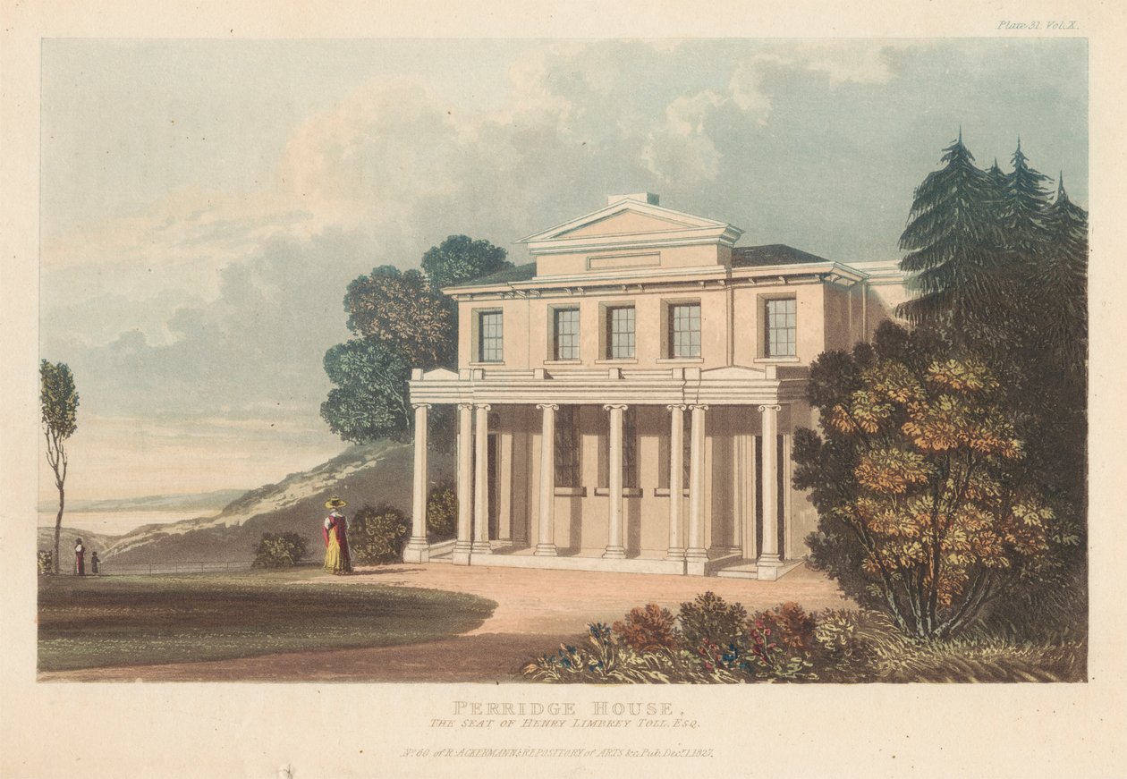 Perridge House: The Seat of Henry Limbrey Toll, Esq. by Unknown artist