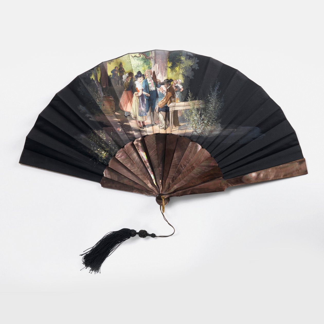 Pleated fan by Unknown artist