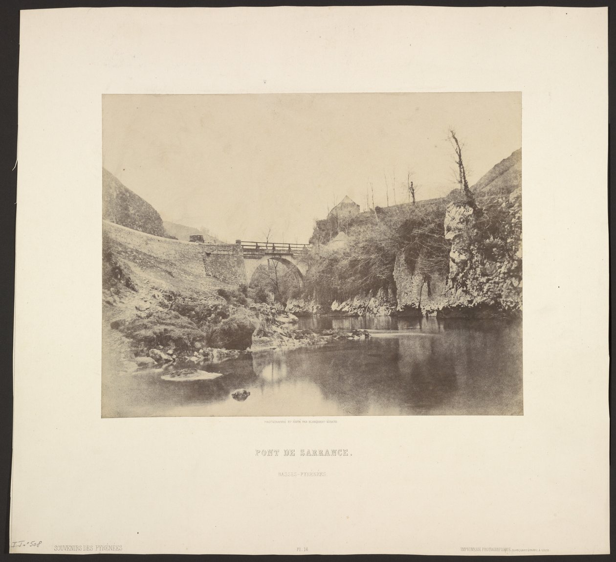 Pont du Sarrance, Basse-Pyrénées by Unknown artist