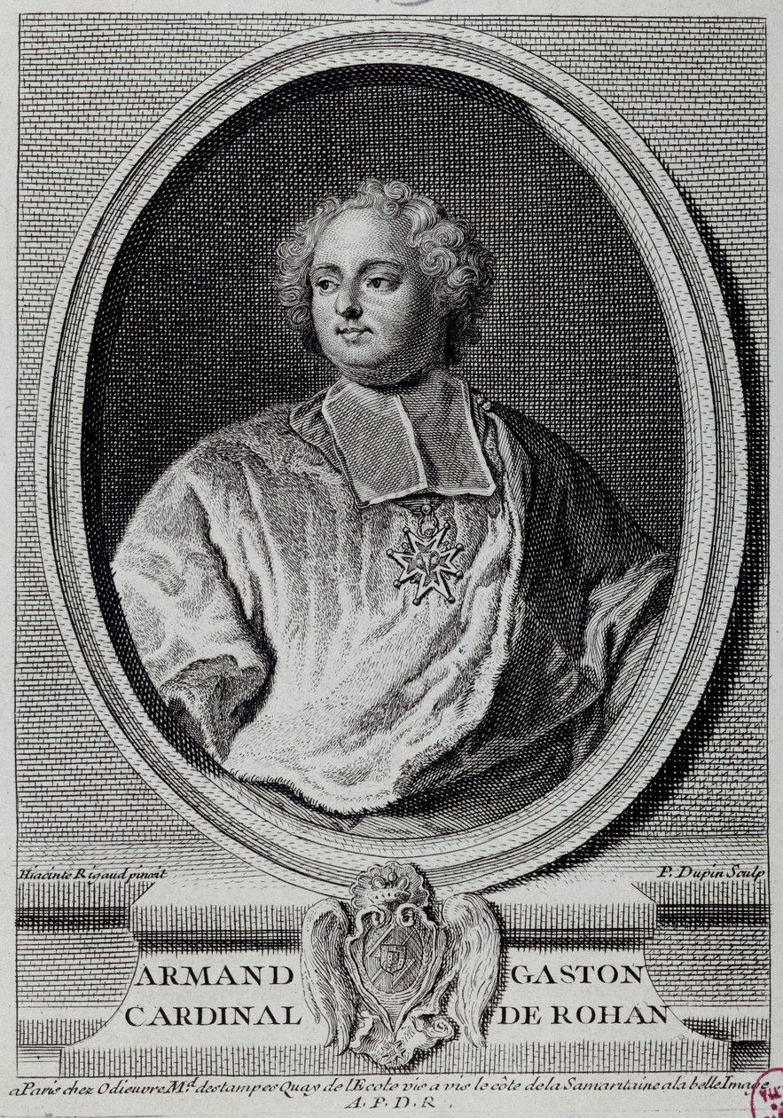 Portrait of Armand Gaston Maximilien, Cardinal de Rohan by Unknown artist