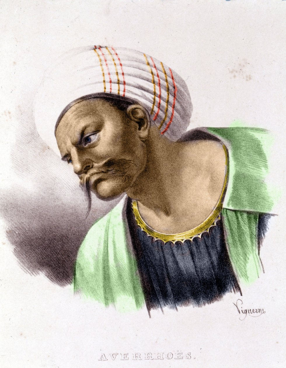 Portrait of Averroes by Unknown artist