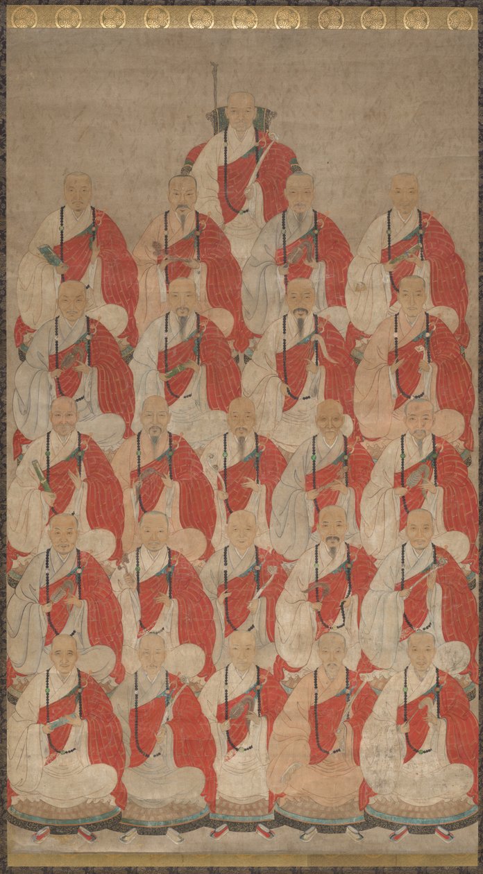 Portrait of Buddhist Monks of Obaku Sect by Unknown artist
