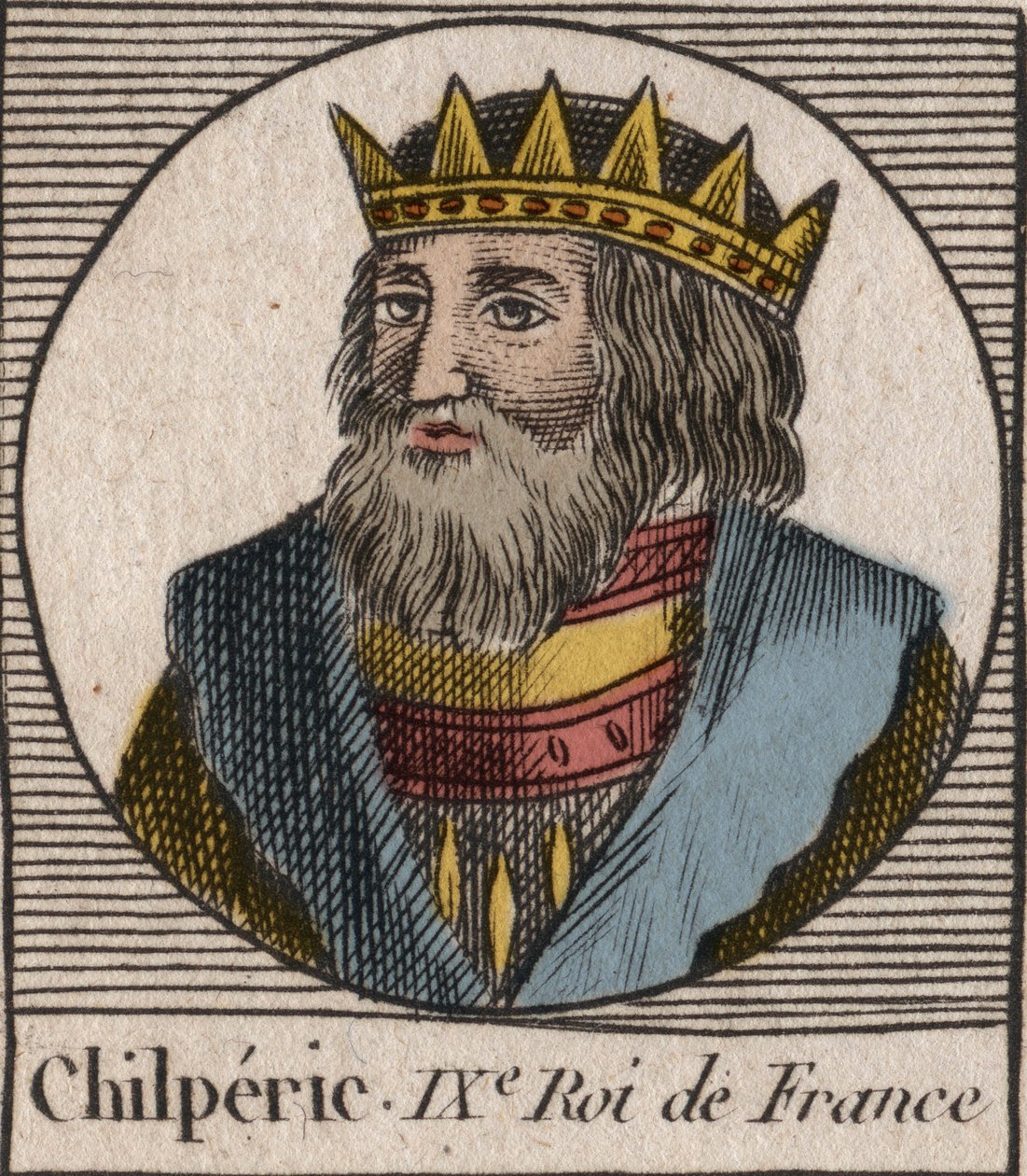 Portrait of Chilperic I by Unknown artist