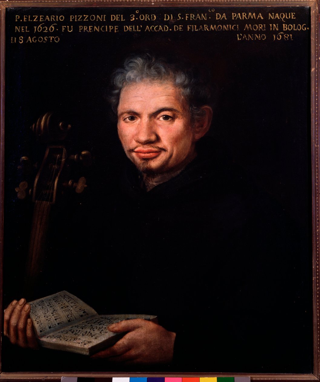 Portrait of Elzeario Pizzoni, Italian composer by Unknown artist