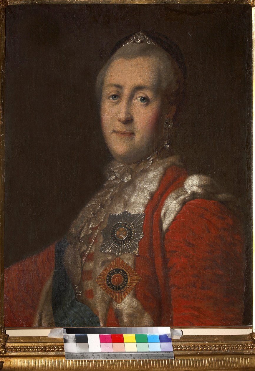 Portrait of Empress Catherine II by Unknown artist