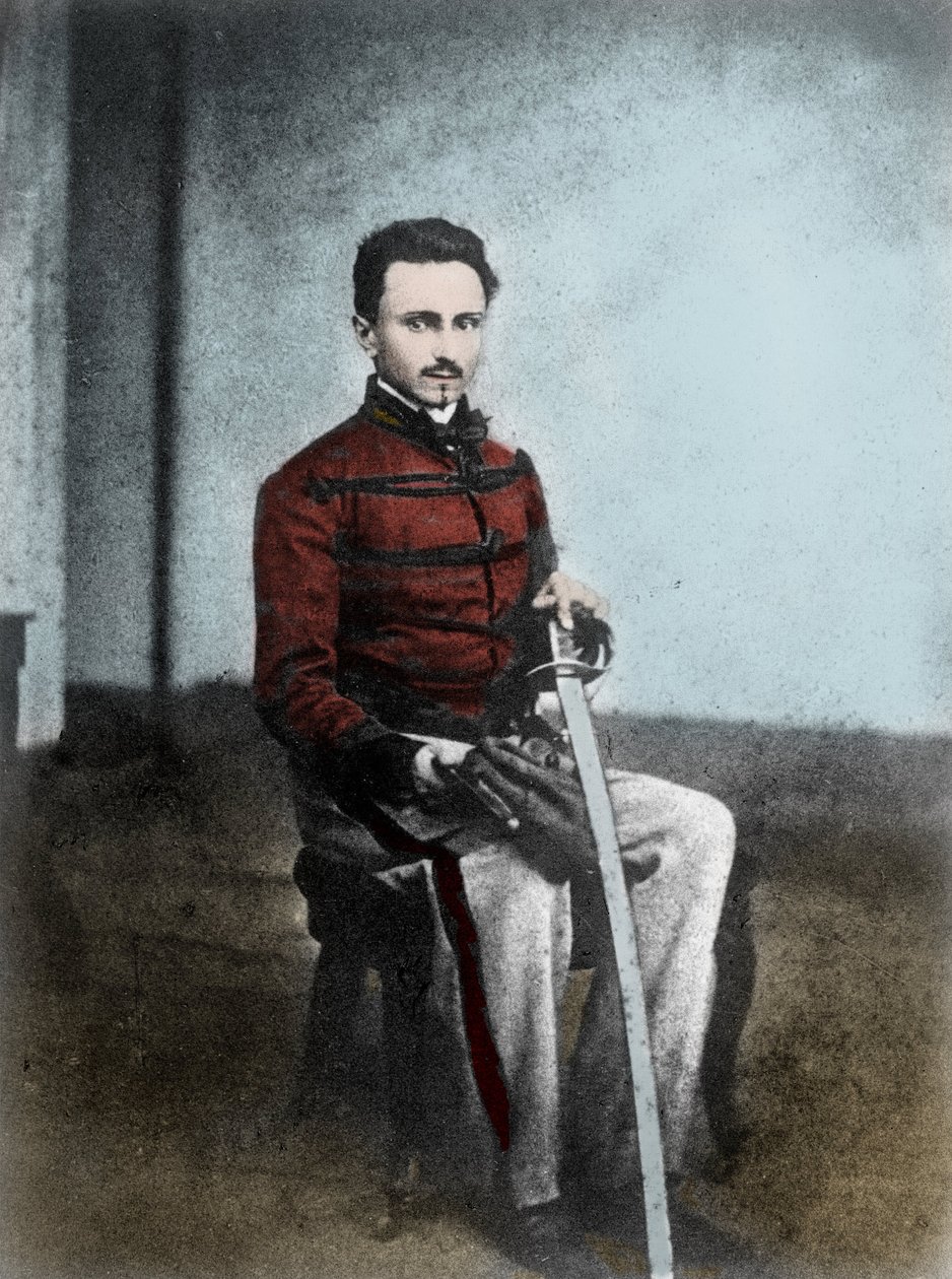 Portrait of Ippolito Nievo (1831-61) Italian writer and patriot. by Unknown artist