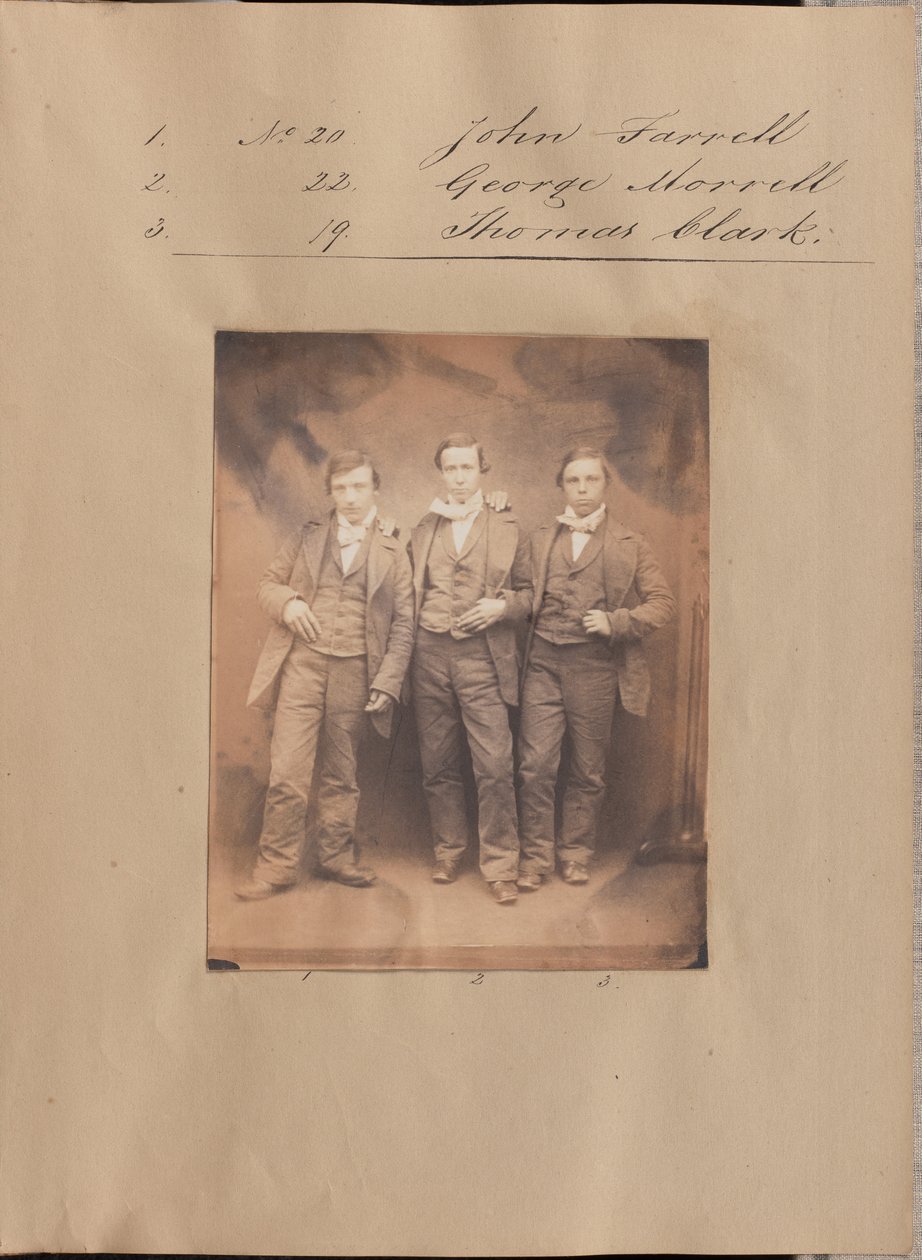 Portrait of John Farrell, George Morrell, and Thomas Clark by Unknown artist