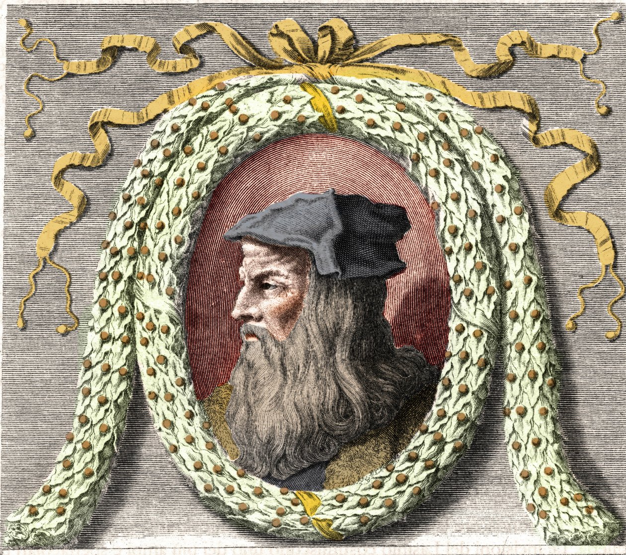 Portrait of Leonardo da Vinci (1452-1519) by Unknown artist