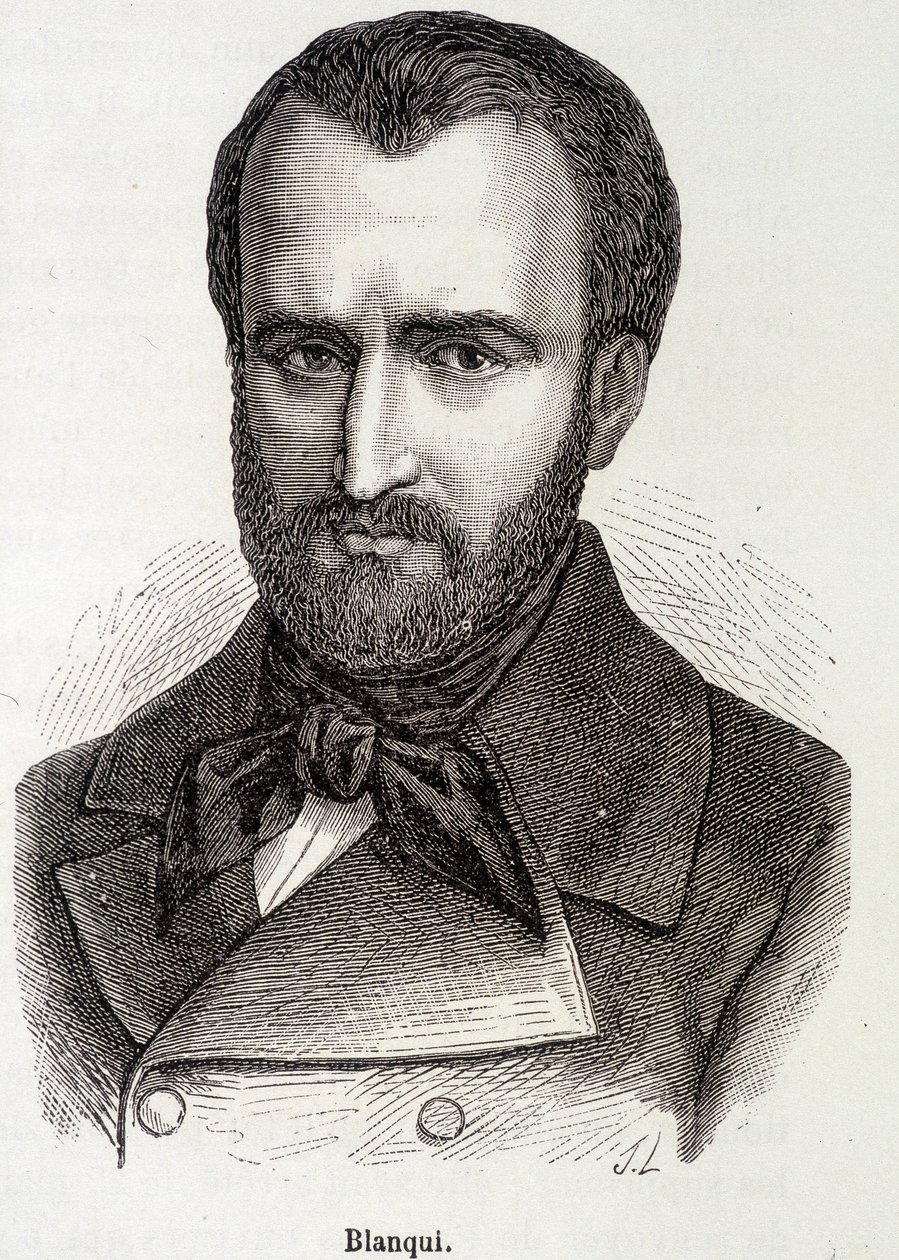 Portrait of Louis Auguste Blanqui (1805-1881), French socialist and revolutionary theorist by Unknown artist