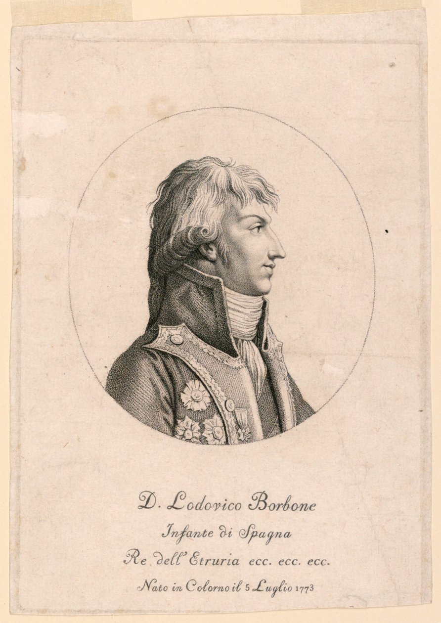 Portrait of Louis Bourbon, Infants of Spain (1773-) by Unknown artist